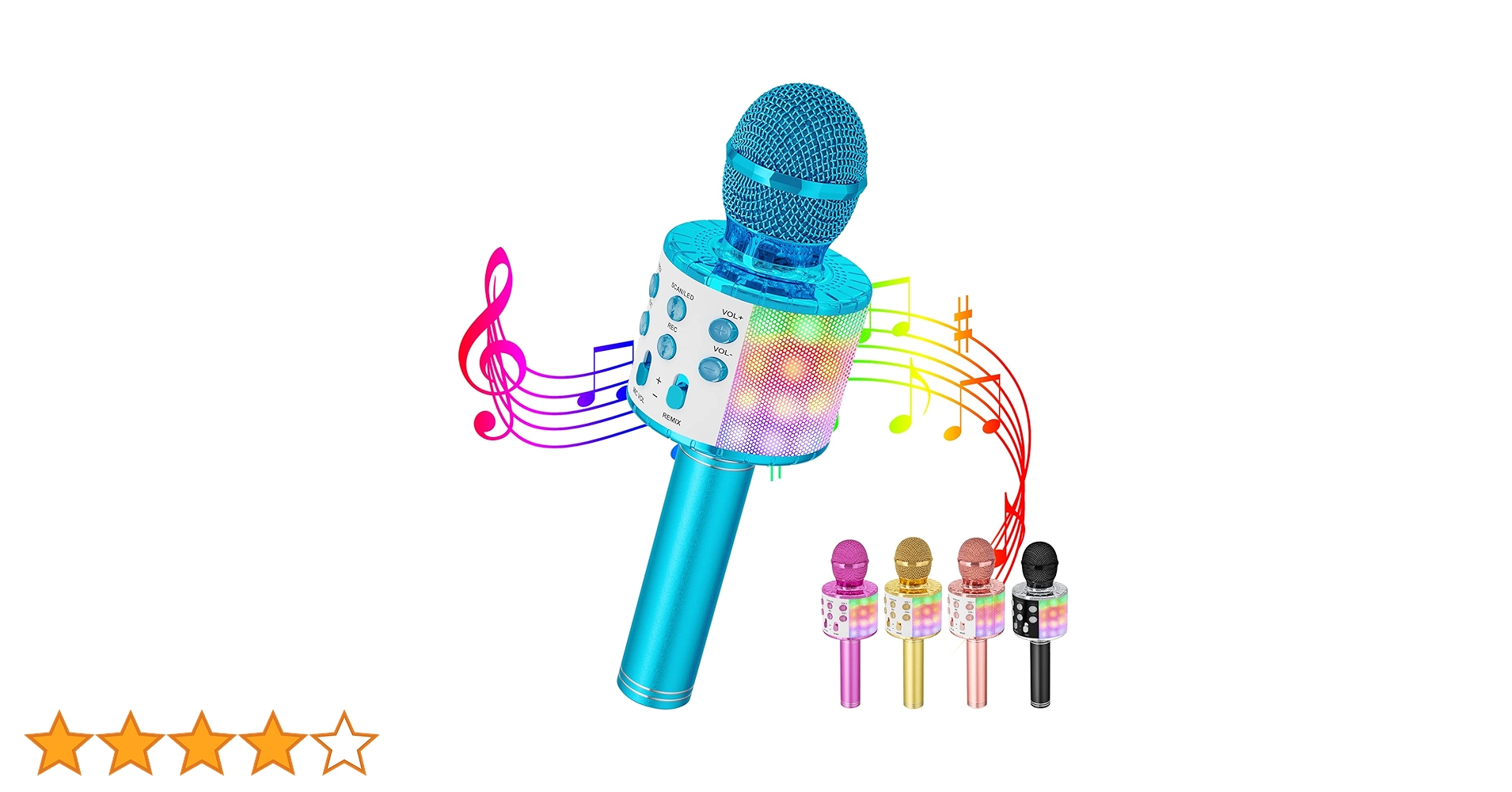 Amazon.co.jp: Verkstar カラオケマイク Bluetooth マイク ワイヤレス